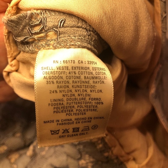 Anthropologie Feather Bone Elegant Gray Lace Pants - Picture 16 of 16